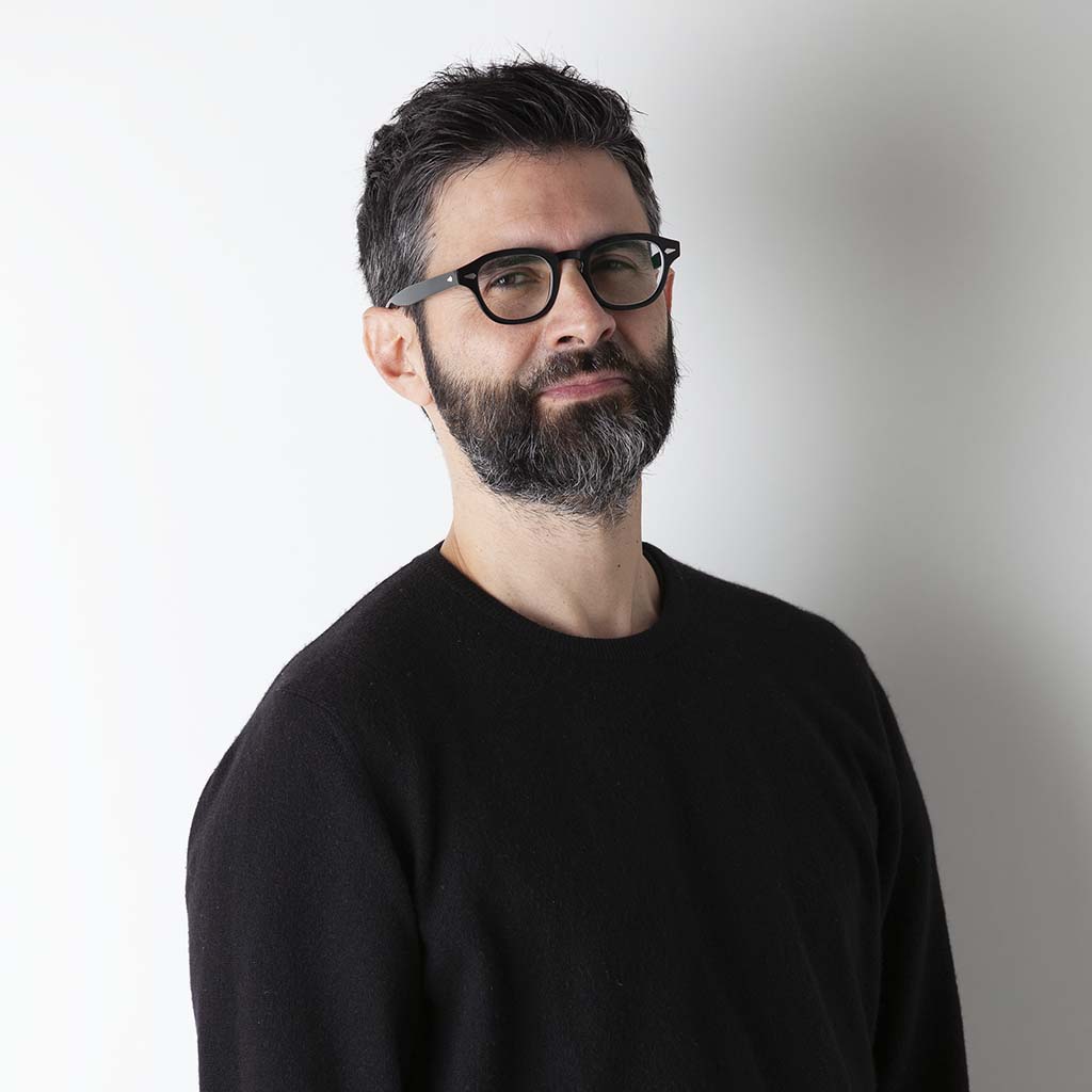 The picture of Manuel Cosentino, a technical Draftsman at Fantetti. He design and 3D model furniture for the retail projects for brands as Gucci, Marc Jacobs and Swarovski.